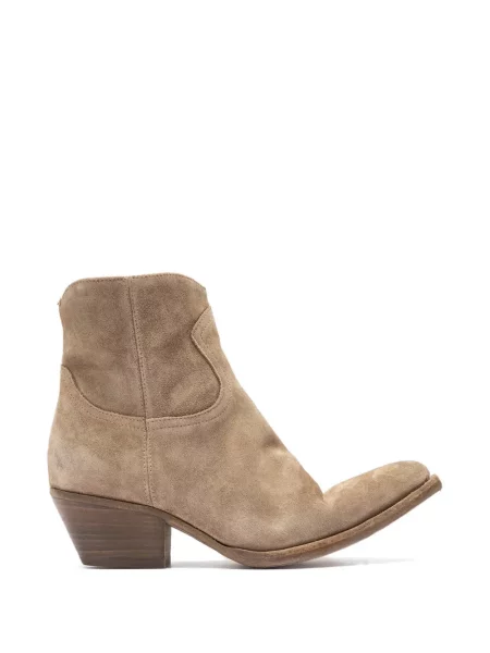 Botine Officine Creative din piele de căprioară