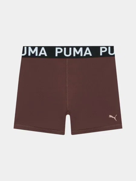 Велосипедки PUMA Strong 3 Short Tight комбінований верх коричневий
