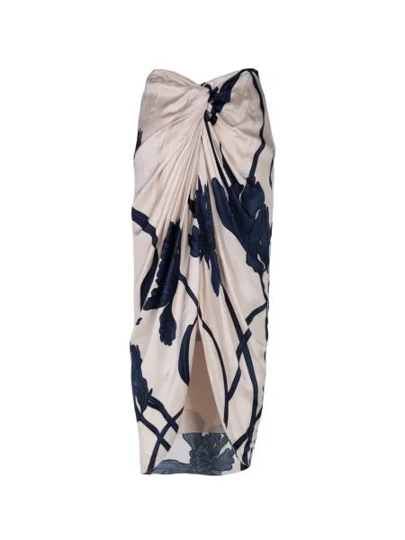 Fustă midi Andres Otalora cu model floral cu imagine