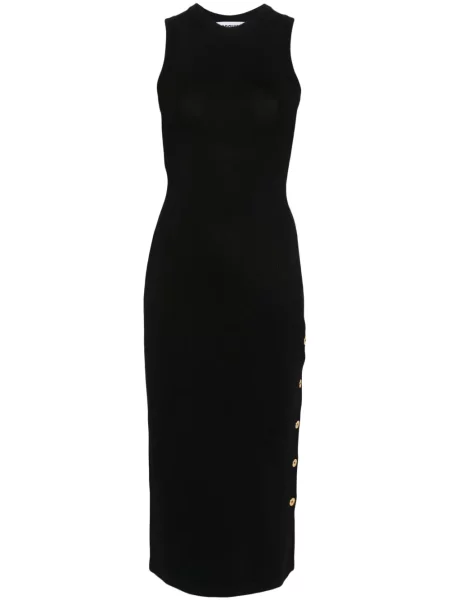 Rochie midi Moschino tricotate până la genunchi de costum negru