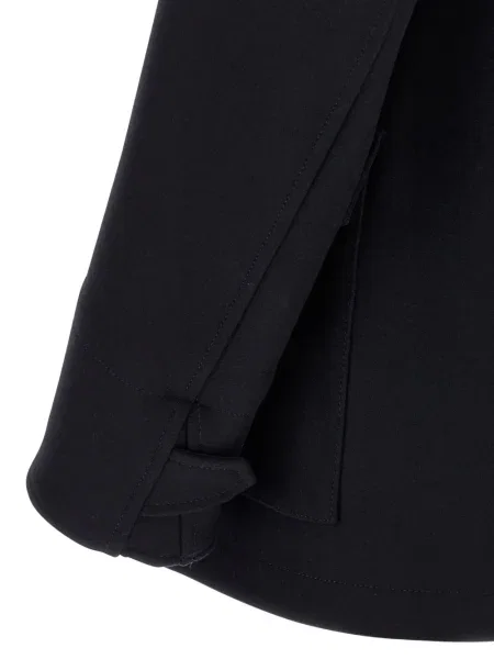 Palton Dsquared2 de lână negru