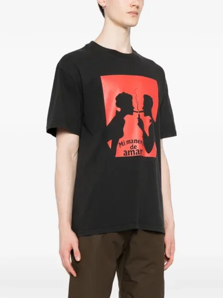 Tricou Melt cu imagine negru