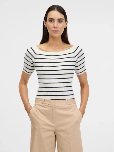 Koszulka Orsay z rękawami 3/4 szara