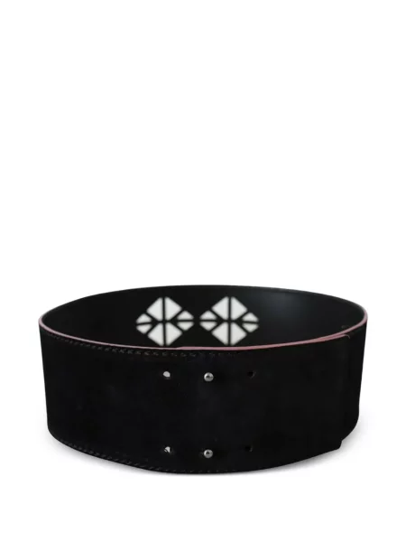 Curea Costume National cu tepi negru