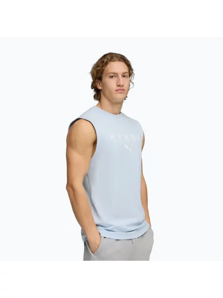 Tricou de antrenament pentru bărbați PUMA Hyrox Cutoff Tank gray