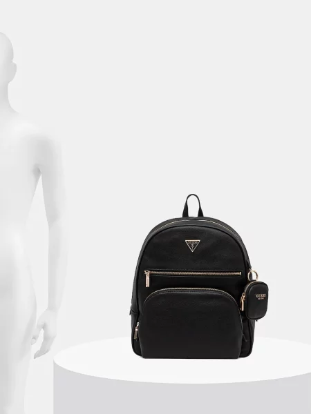 Однотонный большой рюкзак Guess черный