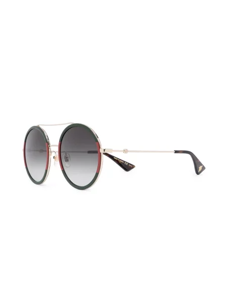 Ochelari de soare rotunzi Gucci Eyewear verde