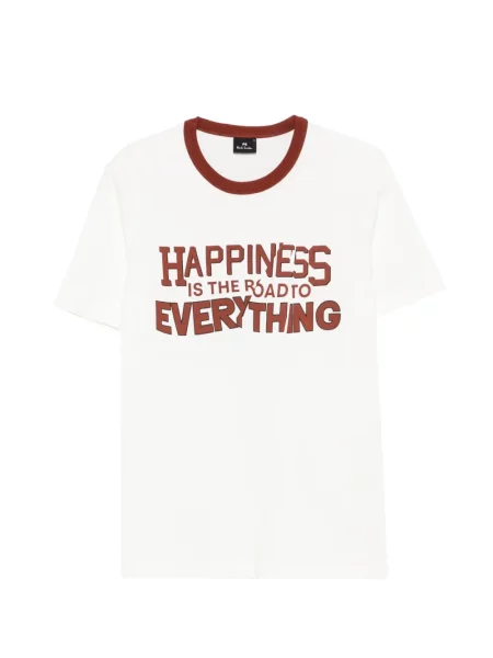 Tricou Ps Paul Smith cu imagine alb