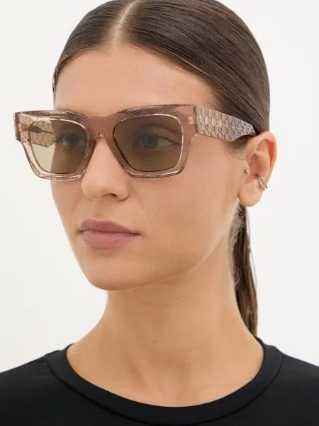 Gucci ochelari de soare Wayfarer pentru femei bej