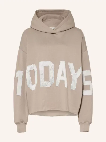 Oversized Mikina S Kapucí / světle šedá béžová