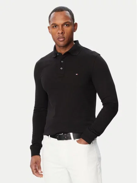 Tommy Hilfiger Tricou polo negru