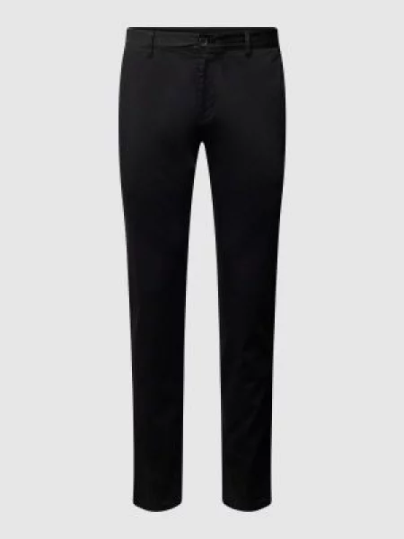 Chinosy o kroju slim fit z dodatkiem streczu Roy Robson czarne
