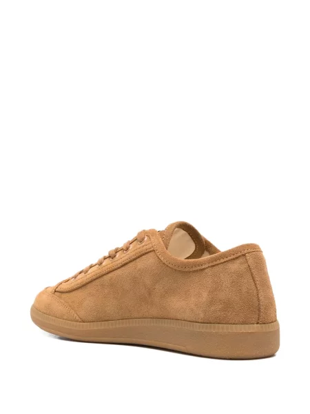 Sneakerși Isabel Marant cu șireturi din piele de căprioară maro