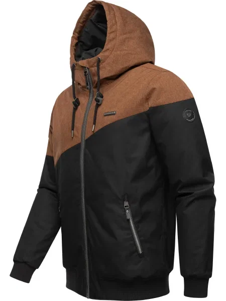 Ragwear Zimska jakna Wings rjava črna