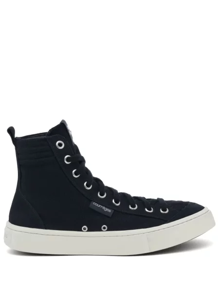 Sneakerși Courreges din canvas negru
