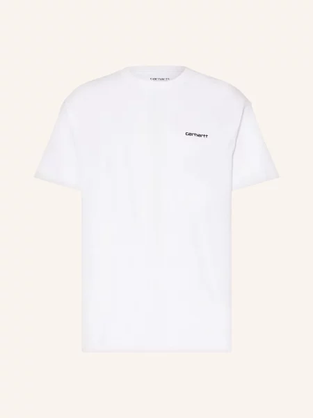 Tričko Carhartt WIP S/S Script Embroidery T-Shirt White M bílé