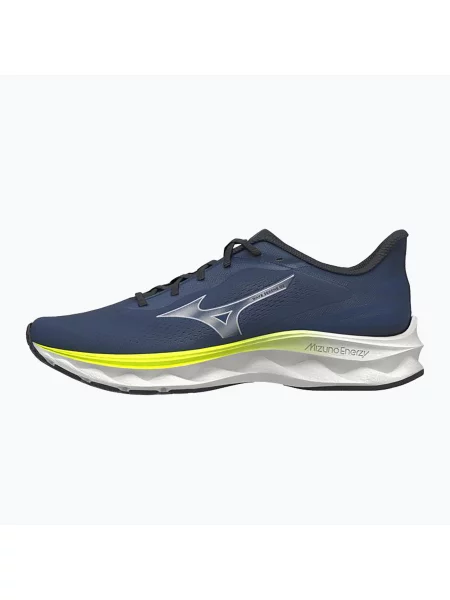 Кросівки для бігу Mizuno Wave Serene 2 estate blue/silver/lightning yellow сині