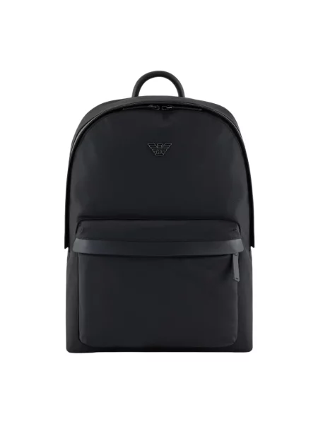 Torba Emporio Armani skórzana czarna