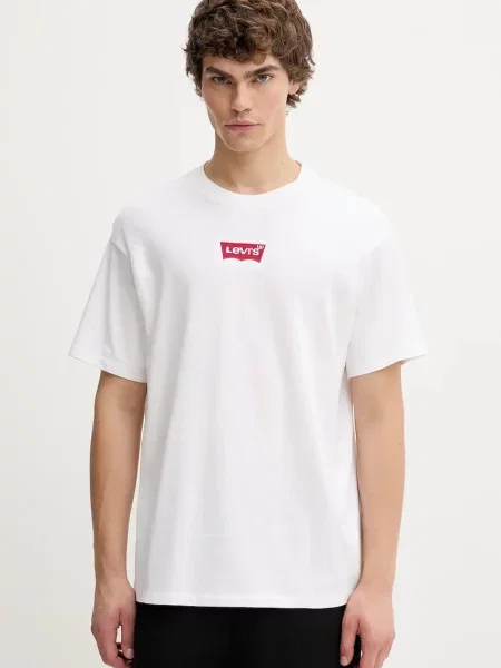 Тениска Levi's с десен бяло
