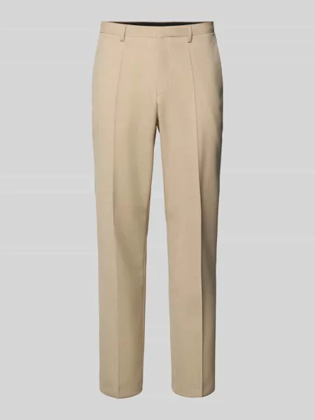 Spodnie garniturowe o kroju super slim fit z mieszanki żywej wełny model HESTEN' Hugo