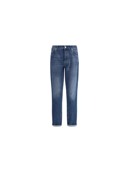 Jeansy Brunello Cucinelli niebieskie