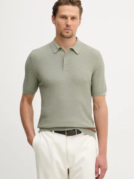 Tricou polo Trussardi verde