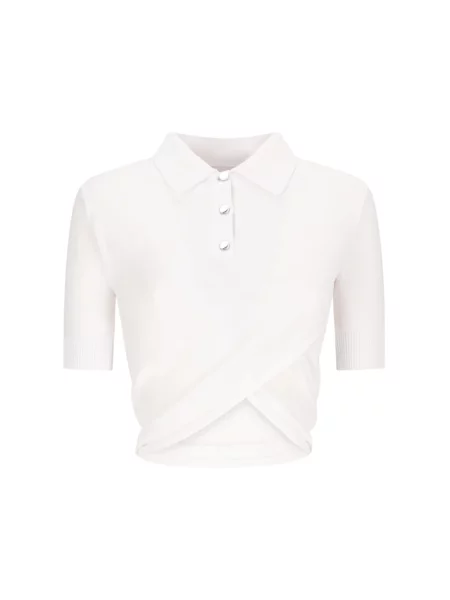 Sportmax polo Shaker biały
