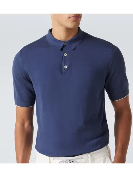 Tricou polo Eleventy albastru