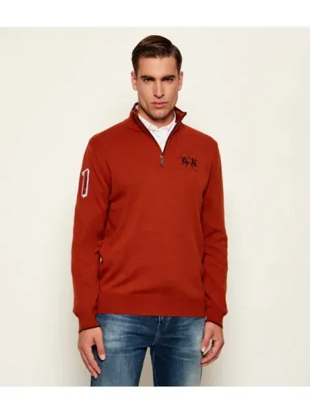 La Martina De lână pulover roșu