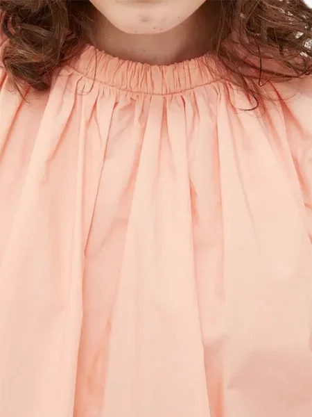 Bluză Drykorn plisată portocaliu