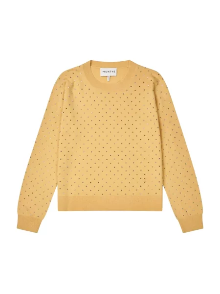 Sweter Munthe żółty