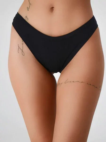 Бразилианы Leinle с высокой посадкой черные