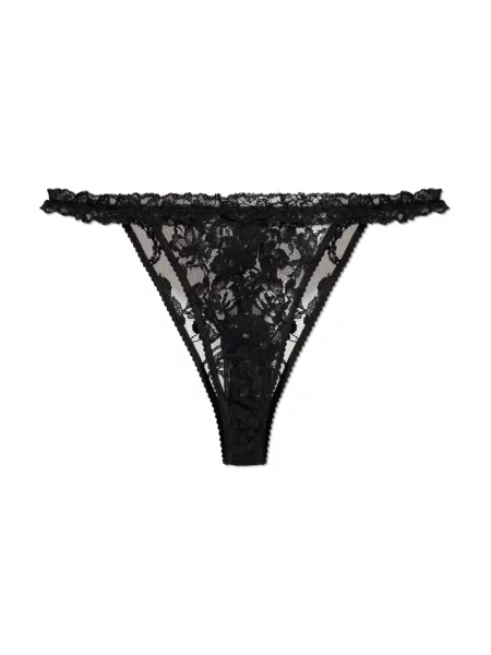 Majtki Dolce And Gabbana koronkowe czarne