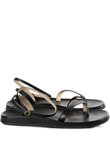 Sandale The Row din piele negru