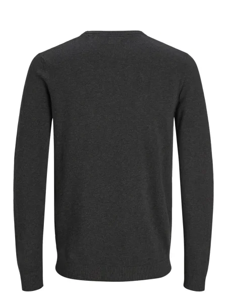 JACK & JONES Sveter tmavosivá čierna