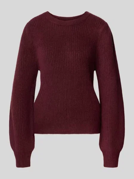 Sweter z dzianiny z okrągłym dekoltem model ‘Farrell’ Mbym