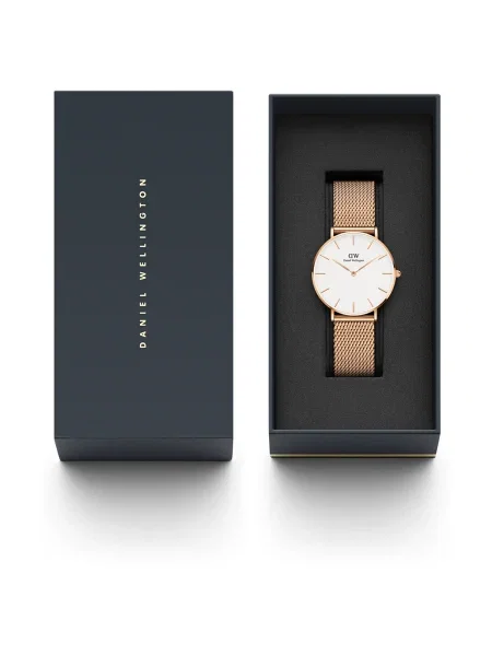 Daniel Wellington óra Petite 36 Melrose rózsaszín női fehér