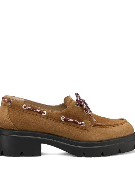 Pantofi loafer Stuart Weitzman maro