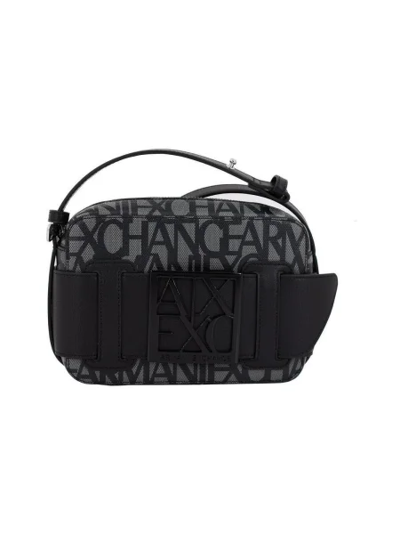 ARMANI EXCHANGE Taška cez rameno / čierna sivá