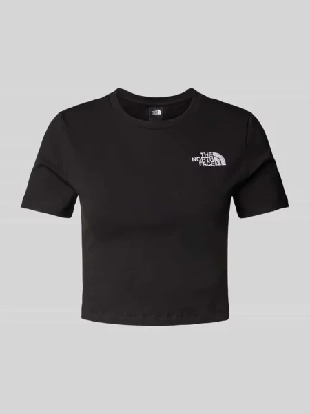 Koszulka z krótkim rękawem The North Face w kolorze czarnym i białym z logo M czarna
