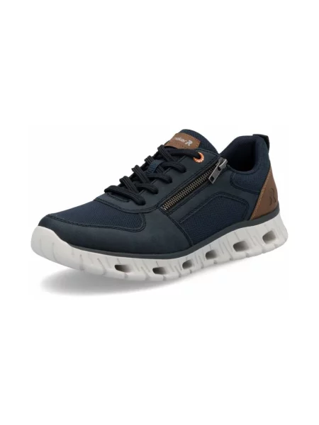 Sneakersy Rieker niebieskie