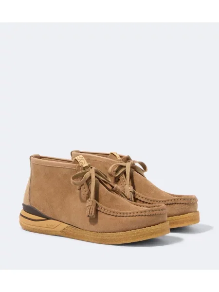 Велурени пустинни ботуши Visvim бежово