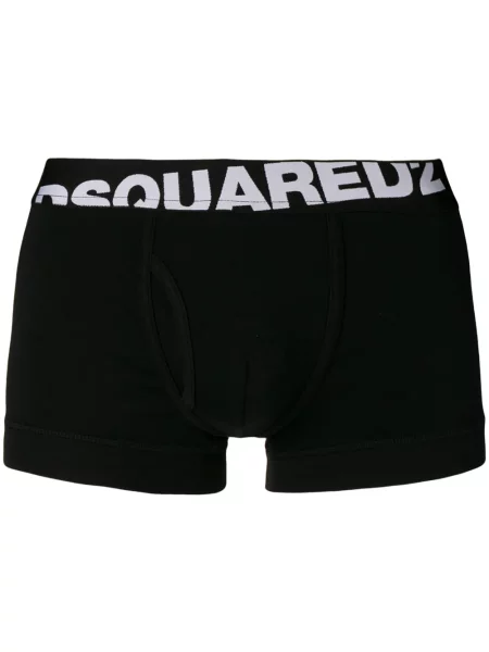 Μποξεράκια Dsquared2 με αυτόγραφο μαύρο