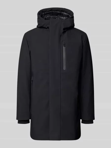 Parka o kroju regular fit ze stójką model FLEX CROSS PARKA' Strellson niebieska