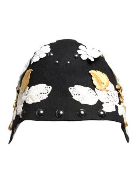 Kapelusz Dolce And Gabbana wełniany czarny