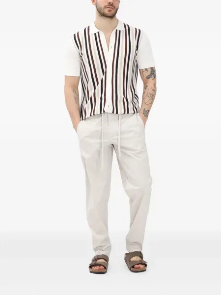 Pantaloni Selected cu cordon alb
