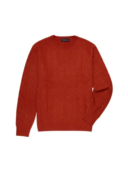 Sweter Brooks Brothers wełniany czerwony