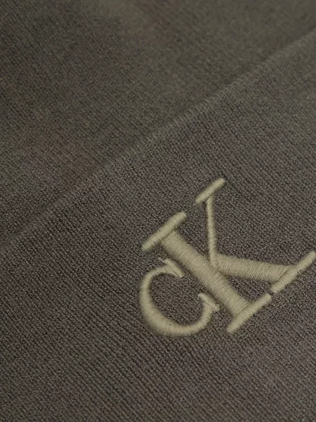 Шапка Calvin Klein оливкова