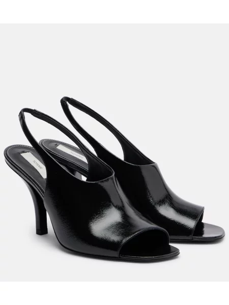 Sandale Toteme din piele slingback negru
