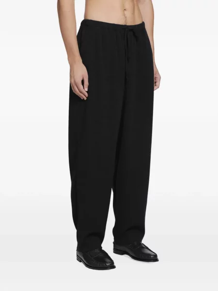 Pantaloni Comoli de lână cu cordon negru